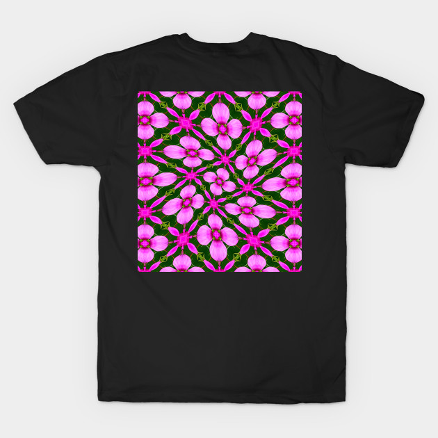 Bright Pink Flower Pattern by PatternFlower